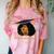 Its Doctor Actually Graduation Healthcare Afro Women Comfort Color Blast T-Shirt Clay