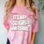 It's Way Too Peopley Outside Introvert Humor Comfort Color Blast T-Shirt Clay