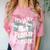 It's Way Too Peopley Outside Introvert Sarcastic Humor Comfort Color Blast T-Shirt Clay