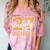 Junior Class 2027 Graduation Back To School Orange Letters Premium Tri-Blend Comfort Color Blast T-Shirt Clay