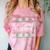 I Just Want To Go Home Ugly Anti Christmas Sweater Introvert Comfort Color Blast T-Shirt Clay