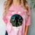 Just Me And My Yeti Retro Sunset Mountain Hiking Introvert Comfort Color Blast T-Shirt Clay