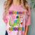 Kids 2nd Grade Graduate Dinosaur Trex 2nd Grade Graduation Comfort Color Blast T-Shirt Clay