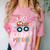 Kids I Just Crushed Preschool Monster Graduation Pre-K Shirt Comfort Color Blast T-Shirt Clay