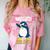 Kids Kindergarten Dabbing Penguin Nailed It Graduation Class 2021 Comfort Color Blast T-Shirt Clay