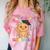 Kids Kindergarten Graduate Cat Graduation Comfort Color Blast T-Shirt Clay