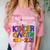 Kids Kindergarten Graduation Class Of 2021 Shirt I Just Graduated Comfort Color Blast T-Shirt Clay