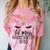 Kids Lil Miss Kindergarten Grad Shirt Graduation Shirts 2018 Comfort Color Blast T-Shirt Clay