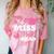 Kids Little Miss Pre-K Grad Preschool Prek Graduation 2025 Comfort Color Blast T-Shirt Clay