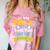 Kids So Long Pre-K Graduation 2025 School Kindergarten Here Come Comfort Color Blast T-Shirt Clay