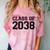 Kindergarten Class Of 2038 First Day School Graduation Comfort Color Blast T-Shirt Clay