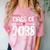 Kindergarten Class Of 2038 First Day School Graduation Girls Comfort Color Blast T-Shirt Clay