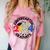 Kindergarten Graduation 2024 Graduate Last Day Of School Comfort Color Blast T-Shirt Clay