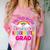 Kindergarten Graduation Shirt Mom For Girl Graduate Tee Comfort Color Blast T-Shirt Clay