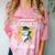 Kindergarten Graduation Shirts 2019 Shark Grad Toddler Comfort Color Blast T-Shirt Clay