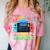 Kindergarten Level Complete Graduation Class 2025 Gamer Boys Comfort Color Blast T-Shirt Clay