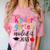 Kindergarten Nailed It 2018 Class Graduation T-Shirt Comfort Color Blast T-Shirt Clay