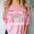 Kiss Me I'm A Grad Graduation T-Shirt Comfort Color Blast T-Shirt Clay