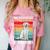 Labrador Retriever Introvert White Lab Comfort Color Blast T-Shirt Clay