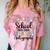 Last Day Autographs 1st Grade Graduation Boys Girls Groovy Comfort Color Blast T-Shirt Clay