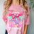 Last Day Of School Shirt Coquette Bow School Graduation Comfort Color Blast T-Shirt Clay