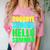 Last Day Of School Shirt Teacher Tee Graduation Comfort Color Blast T-Shirt Clay
