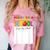 Last Day Of School Sign My Shirt Autograph Graduation Comfort Color Blast T-Shirt Clay