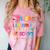 Last Day Of School Tie Dye School Graduation Summer Teacher Comfort Color Blast T-Shirt Clay