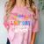 Last Day Of School Year 2025 Preschool Autograph Graduation Comfort Color Blast T-Shirt Clay