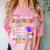 Last Days Of Kindergarten Graduation 2025 Graduate Boys Girl Comfort Color Blast T-Shirt Clay