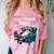 Lazy Raccoon Sarcastic Introvert Humor Japanese Animal Comfort Color Blast T-Shirt Clay
