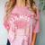 Little Miss Pre-K Grad 2025 Preschool Graduation Girls Kids Comfort Color Blast T-Shirt Clay