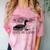 Loon Bird Pun Leave Me A Loon Nature For Introverts Comfort Color Blast T-Shirt Clay