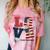Love Coast Guard Mom Proud Coast Guard Graduation Mom Comfort Color Blast T-Shirt Clay
