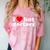 I Love Hot Doctors PhD Graduation Present From Spouse Comfort Color Blast T-Shirt Clay