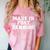 Made In Fort Benning Basic Training Recruit Graduation Comfort Color Blast T-Shirt Clay