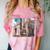 Making Memories In Paris Photo Nostalgia Travel Humor Comfort Color Blast T-Shirt Clay