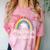 Masters Degree In Education Graduation Matching Graduate Comfort Color Blast T-Shirt Clay