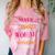 Masters Degree Graduation MPH Social Work Comfort Color Blast T-Shirt Clay
