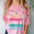 Masters In Education Degree Graduation Women MeD Comfort Color Blast T-Shirt Clay