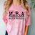 MBA Major Bad Ass Shirt Graduation T-Shirt Comfort Color Blast T-Shirt Clay