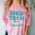 Med Tech Medical Technician Gag Lab Graduation Premium Comfort Color Blast T-Shirt Clay
