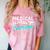 Medical School Survivor Med Student Graduation Comfort Color Blast T-Shirt Clay