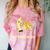 Medium Mature Banana Banana Real School Graduation Celebrations Comfort Color Blast T-Shirt Clay