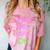 MIss Ms Mrs Dr Graduation Phd Pink And Green Class 2021 Comfort Color Blast T-Shirt Clay
