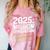 Mission Graduation Accomplished For Class Of 2025 Comfort Color Blast T-Shirt Clay