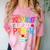 Moving Up To Pre-K Teacher Student Kid Graduation T-Shirt Comfort Color Blast T-Shirt Clay