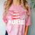 MsMrs Miss NURSE Nursing Graduation Comfort Color Blast T-Shirt Clay