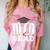 MSN Masters Graduation Men Women Son Daughter Comfort Color Blast T-Shirt Clay