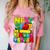 Next Stop Kindergarten Preschool Graduation 2023 Boys Girls Comfort Color Blast T-Shirt Clay
